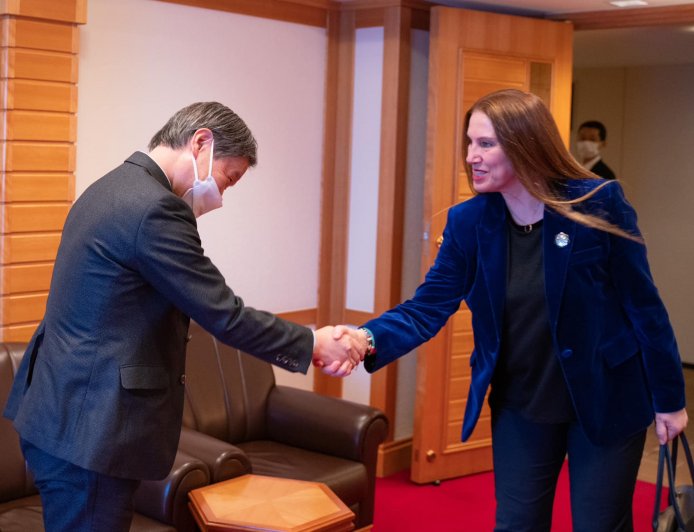 Marreveshje bashkepunimi Shqipëri-Japoni, Mirela Kumbaro pjese e delegacionit kryesuar nga kryeministri Edi Rama
