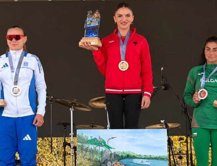 Luiza Gega ngjit Shqipërinë në podiumin ballkanik: Një tjetër medalje e artë për K.S. Tirana