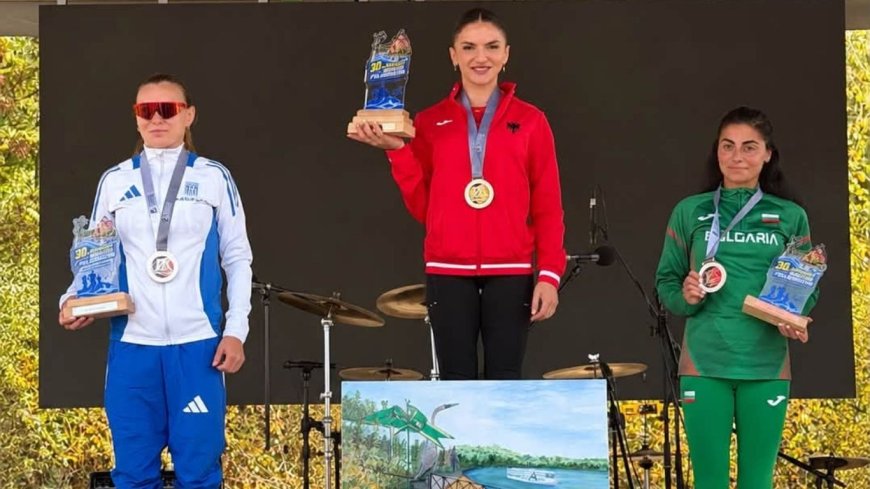 Luiza Gega ngjit Shqipërinë në podiumin ballkanik: Një tjetër medalje e artë për K.S. Tirana